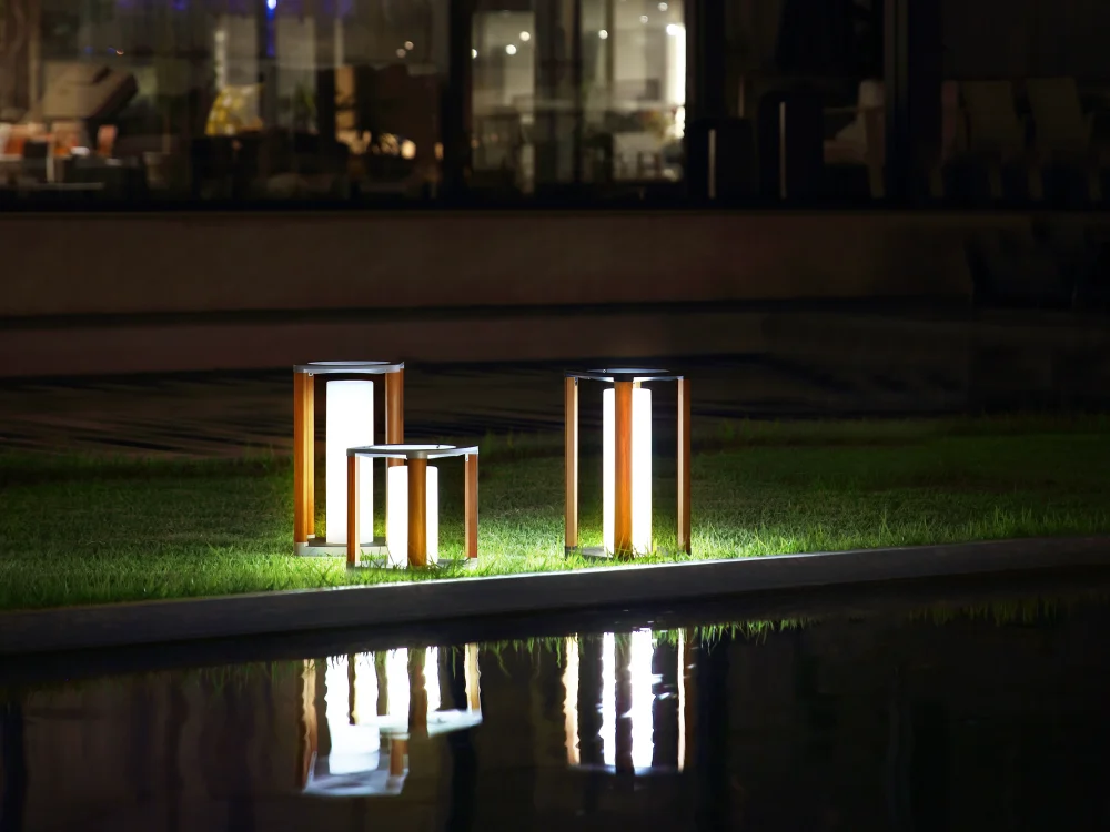 Lampă de grădină și terasă solară 230 x 230 x 275 mm