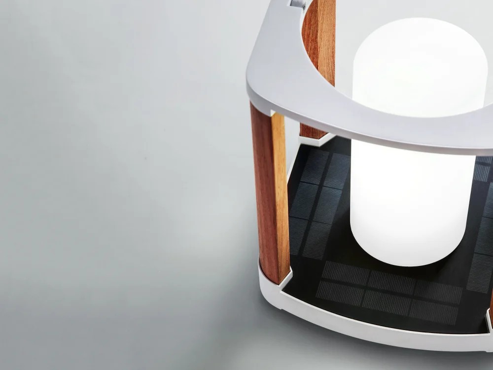 Lampă de grădină și terasă solară 230 x 230 x 275 mm