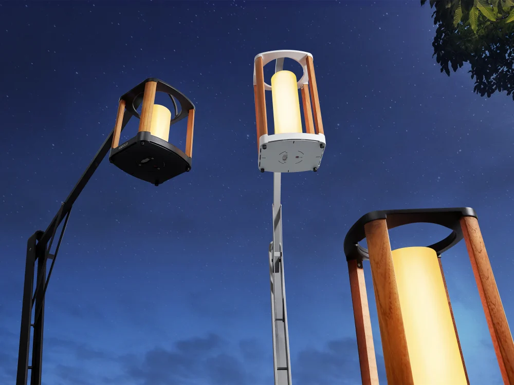 Suport pentru lampă de grădină și terasă solară